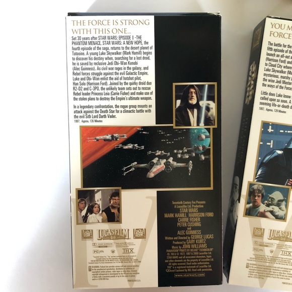 Vintage! Rare! Star Wars Trilogy VHS Box Set, 2000 Lucasfilm LTD - Picture 8 of 15